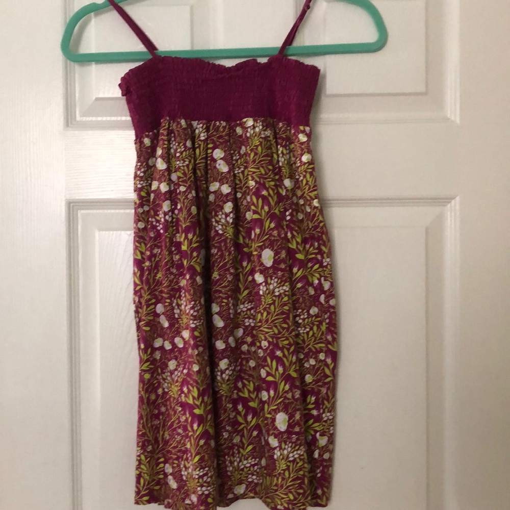Girls dress with smocked top